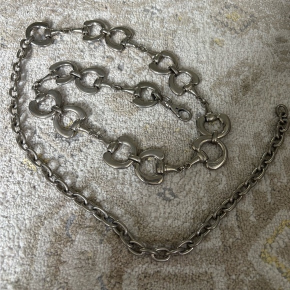 Vintage Horse Bit Silver Chain belt - Picture 3 of 6